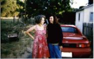 Anita Hoffman and I, Petaluma 1998